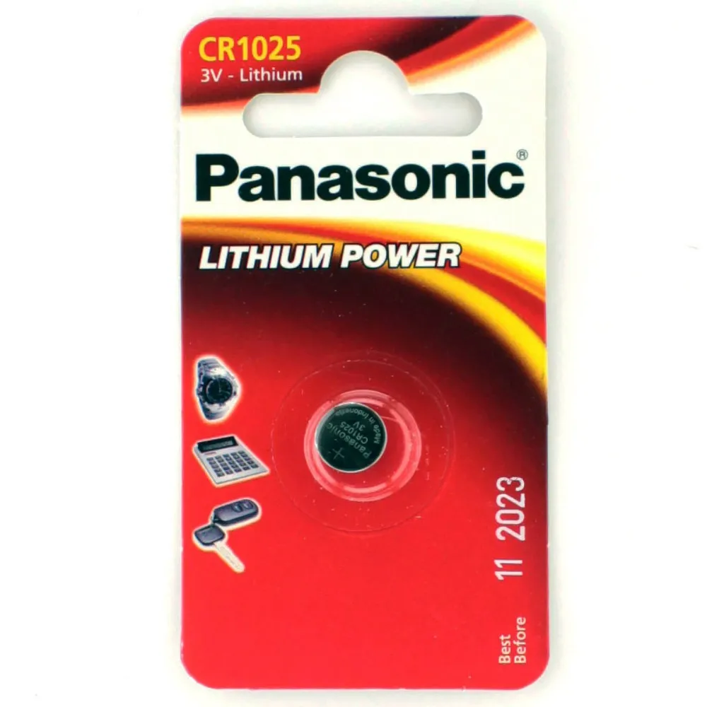 Батарейка дисковая литиевая PANASONIC CR-1025/1BP