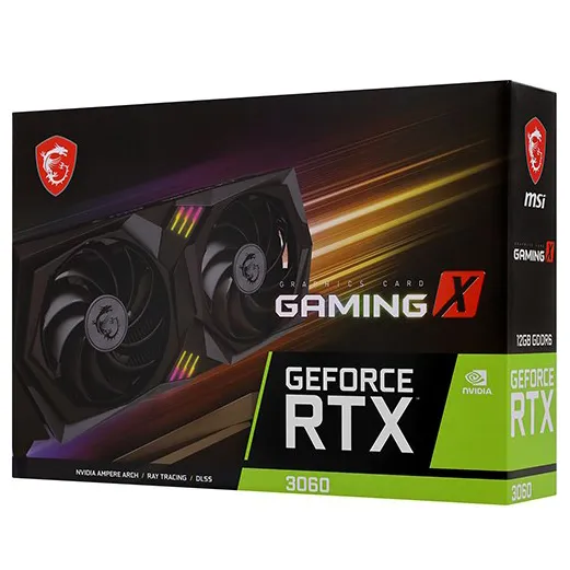 Видеокарта 8 GB MSI RTX 3060Ti GAMING X 8 LHR