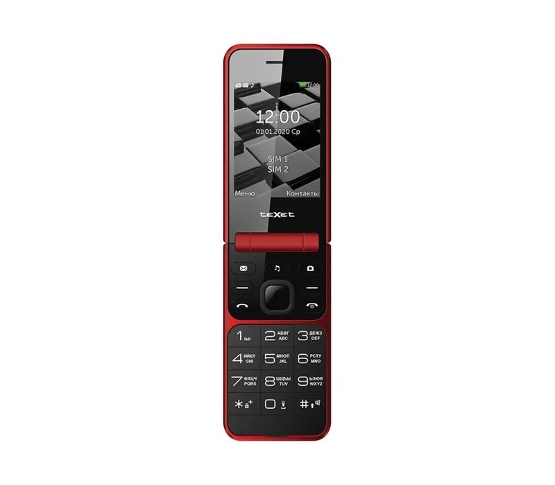 Мобильный телефон Texet TM-407 красный