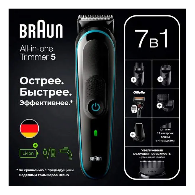 Триммер Braun MGK5345
