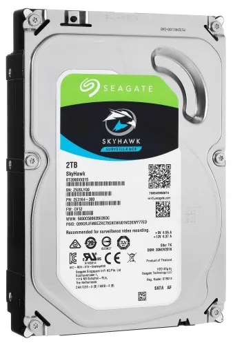 Жесткий диск для систем видеонаблюдения 2TB Seagate SkyHawk ST2000VX015