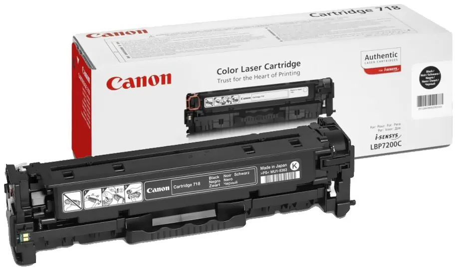 Картридж Canon 718Bk лазерный черный