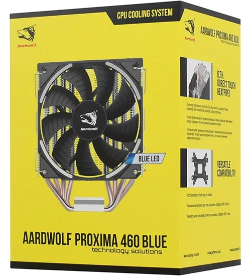 Кулер для процессора Aardwolf PROXIMA 460 BLUE