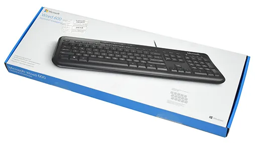 Клавиатура Microsoft Wired 600 ANB-00018 black