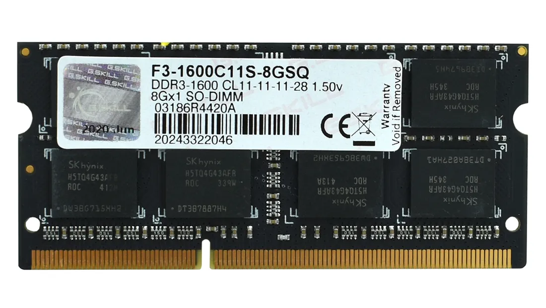Оперативная память 8 GB G.Skill F3-1600C11S-8GSQ