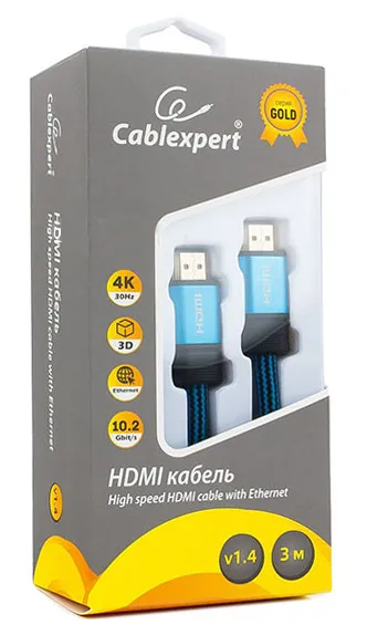 Кабель HDMI Cablexpert CC-G-HDMI01-3M