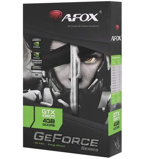 Видеокарта 4 GB Afox GTX 1050Ti AF1050TI-4096D5H2-V6