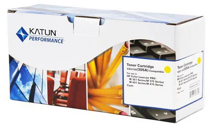 Картридж Katun CE412A Жёлтый