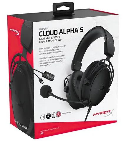 Гарнитура HyperX Cloud Alpha S Black 4P5L2AA