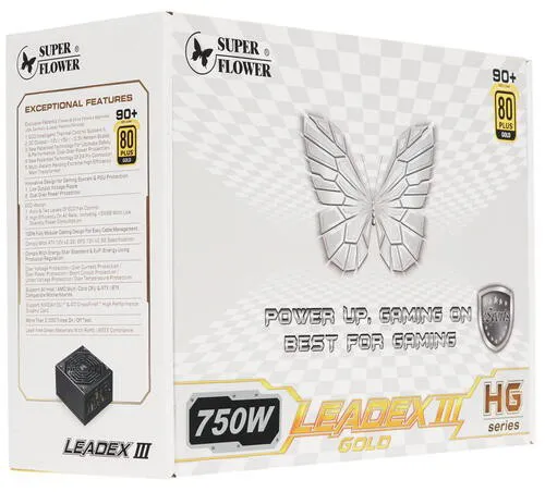 Блок питания 750W Super Flower Leadex III Gold SF-750F14HG Black