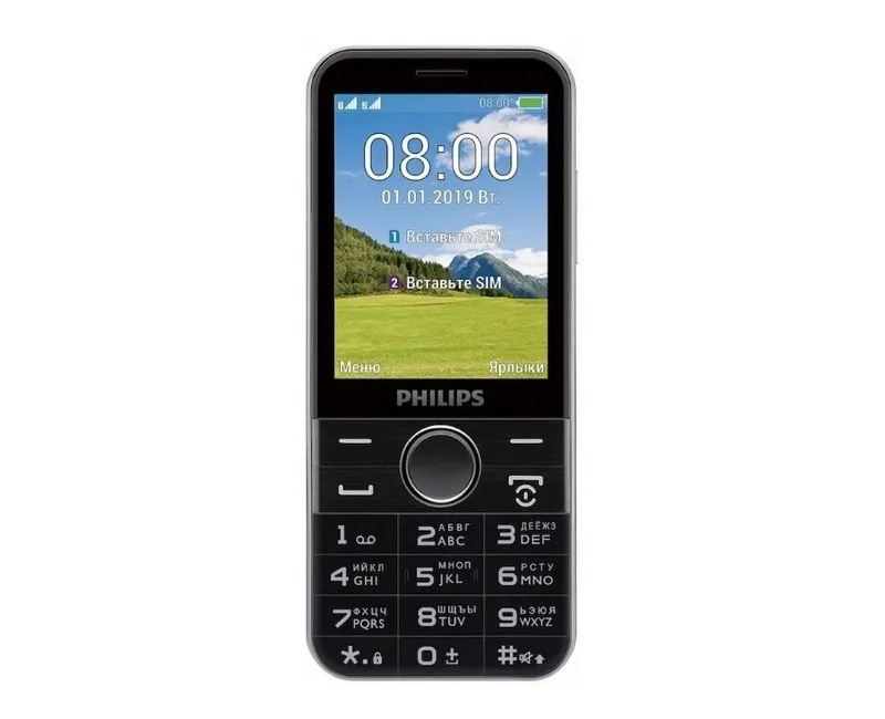 Мобильный телефон Philips E580 Черный