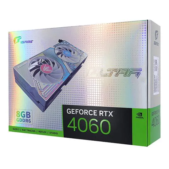 Видеокарта 8 GB Colorful iGame RTX 4060 Ultra W DUO OC 8GB-V