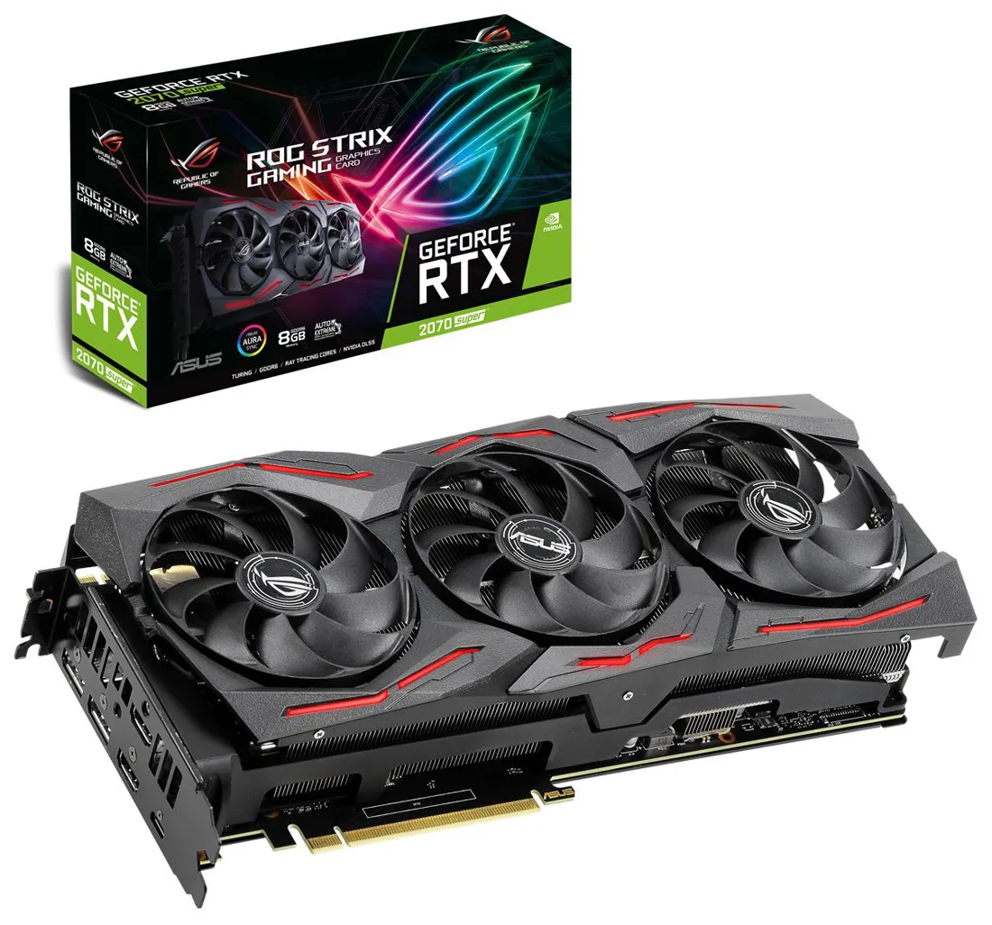 Видеокарта 8 GB Asus RTX 2070 SUPER ROG-STRIX-RTX2070S-O8G-GAMING
