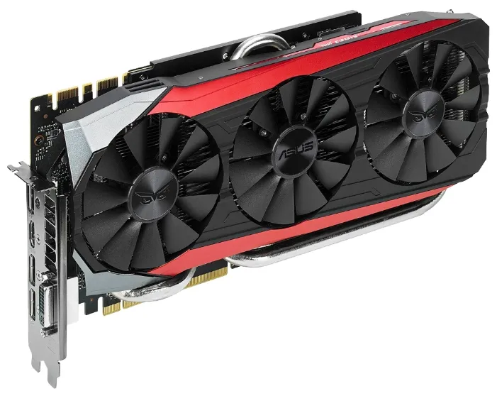 Видеокарта STRIX-GTX980TI-DC3-6GD5-GAMING   6 GB Asus Strix GTX980Ti DC 3