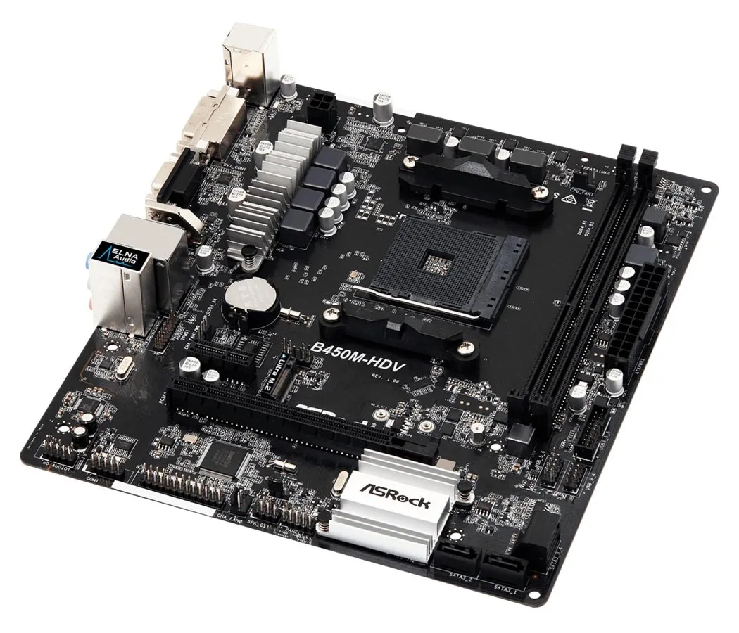 Материнская плата ASRock B450M-HDV