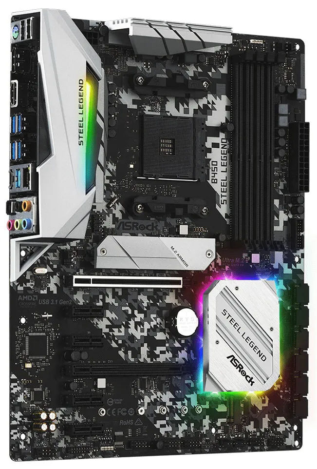 Материнская плата ASRock B450 STEEL LEGEND