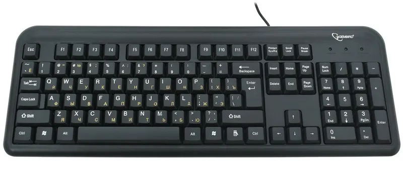 Клавиатура USB Gembird KB-8330U-BL black