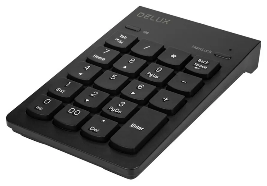 Клавиатура с цифровым блоком Delux DLK-300UB