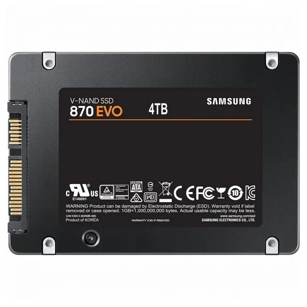 SSD накопитель 4Tb Samsung MZ-77E4T0B/EU