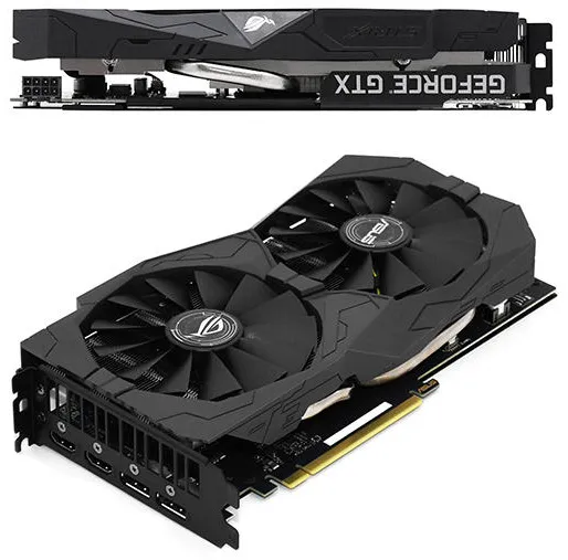 Видеокарта 6Gb Asus STRIX GTX 1660 Super ROG-STRIX-GTX1660S-O6G-GAMING