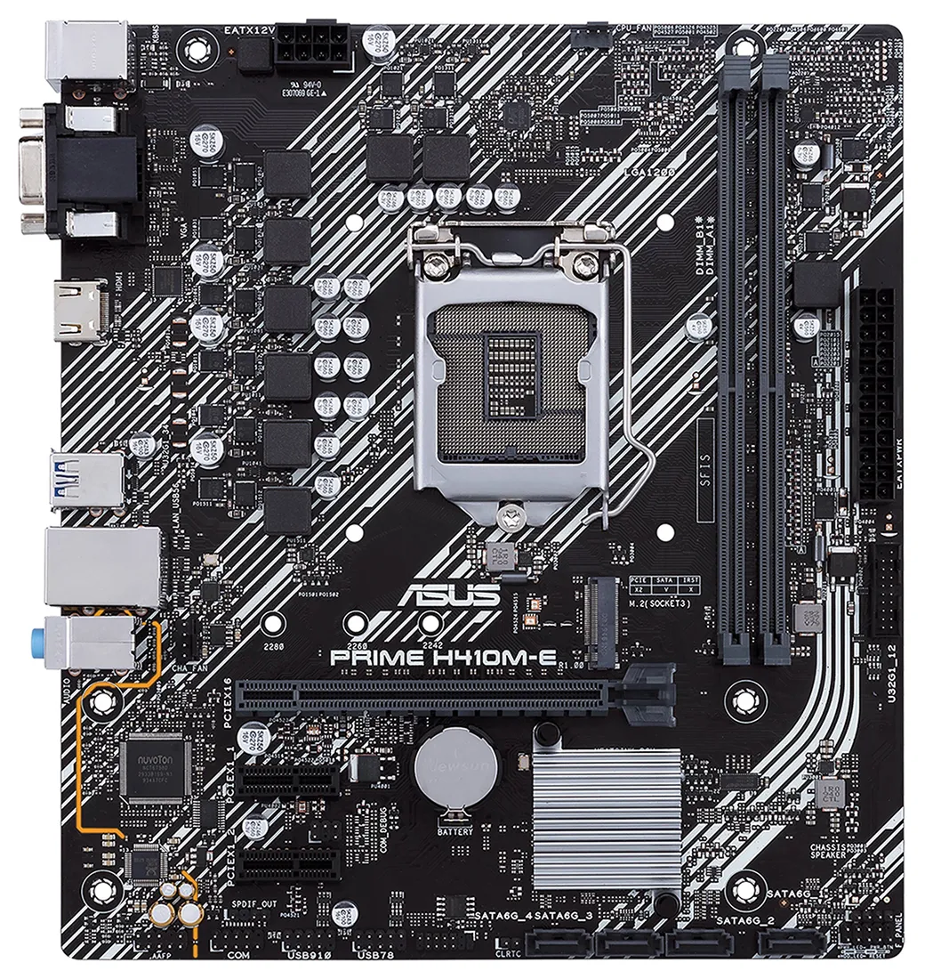 Материнская плата Asus H410M-E