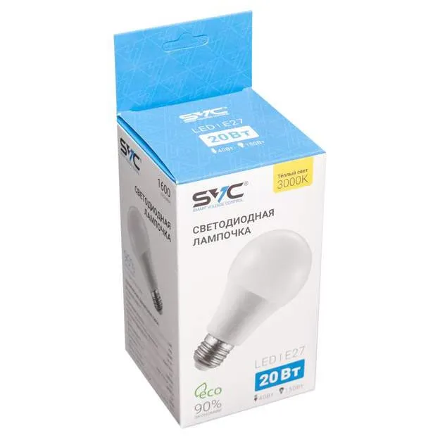 LED Лампа SVC LED A80-20W-E27-3000K