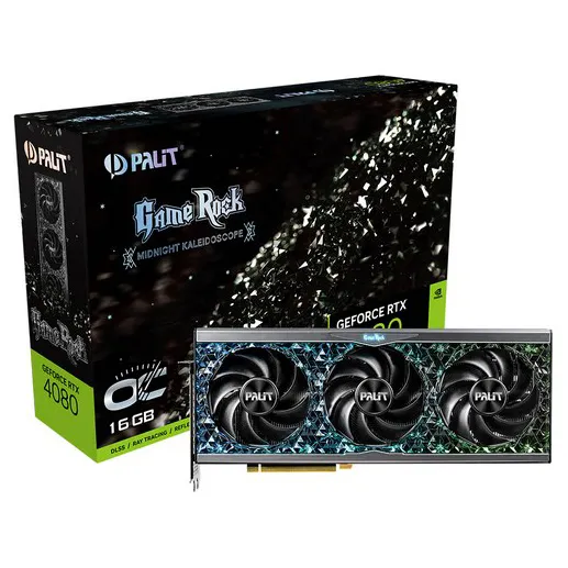 Видеокарта 16Gb PALIT RTX4080 GAMEROCK OC 16G NED4080S19T2-1030G