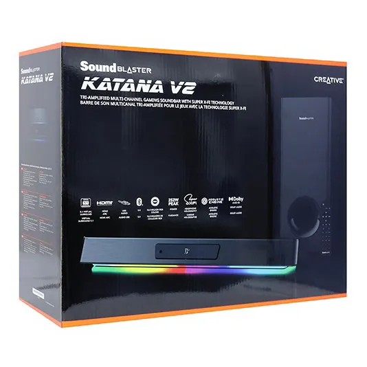 SPK active Creative Sound Blaster Katana V2 black