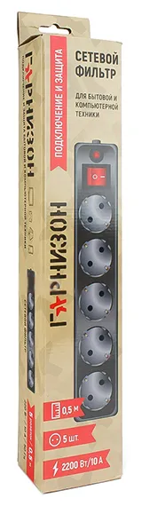 Сетевой фильтр Гарнизон EHLB-4 0.5м