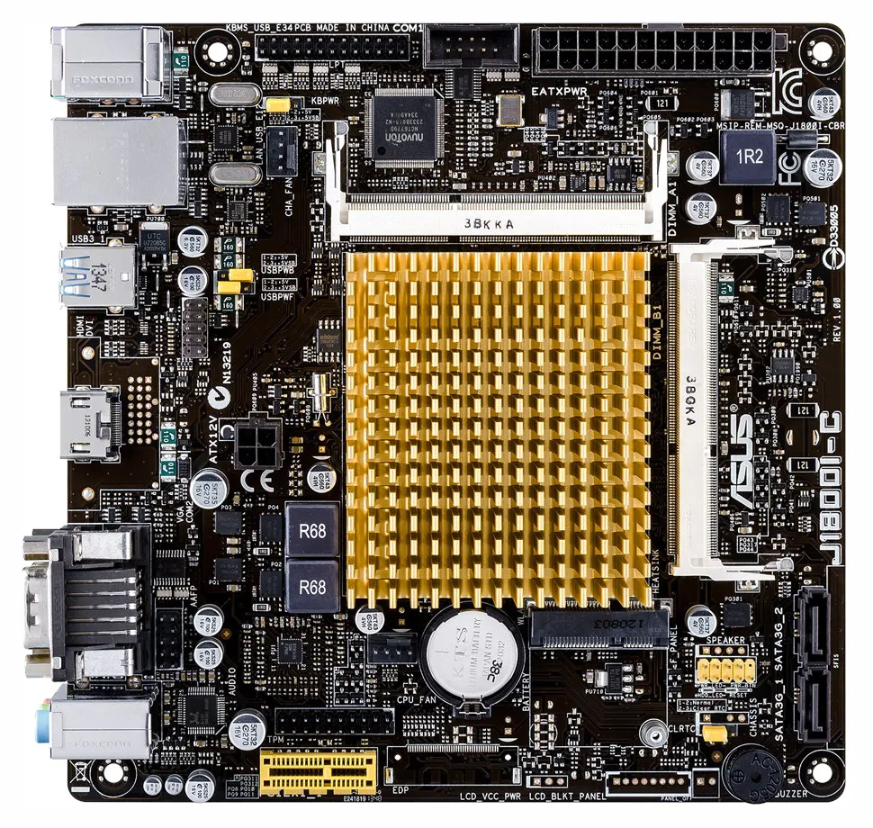Материнская плата ASUS J1800I-C/CSM