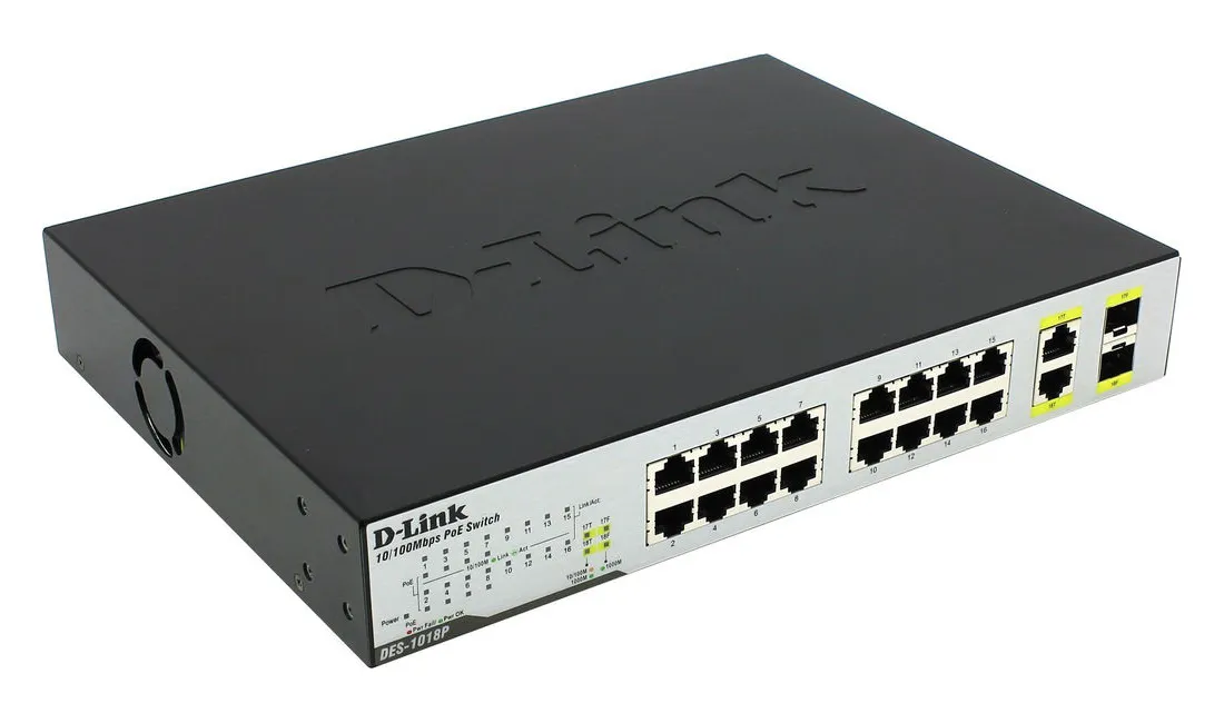 Коммутатор D-Link DES-1018P/A1A