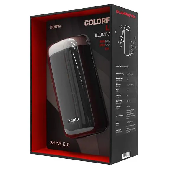 Акустическая система Hama Shine 2.0 black