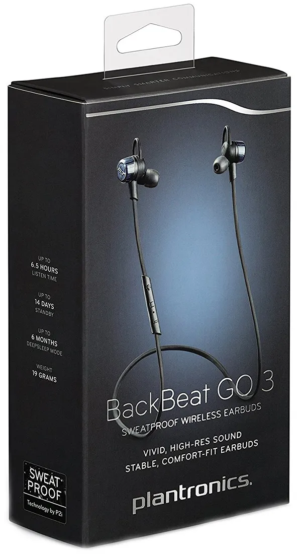 Наушники Plantronics BackBeat GO 3 Синий