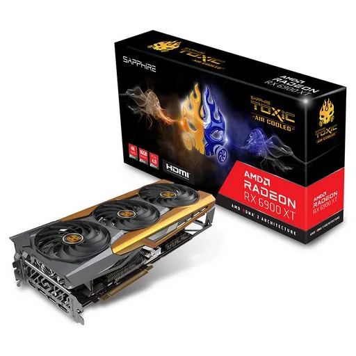 Видеокарта 16Gb Sapphire TOXIC RX 6900 XT GAMING OC 16G 11308-11-20G