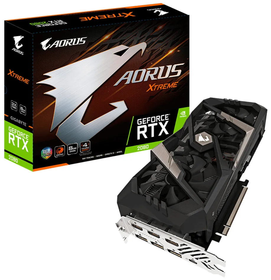Видеокарта Gigabyte RTX 2070 GV-N2070AORUS X-8GC