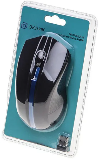 Компьютерная мышь Oklick 615MW Wireless Black-blue