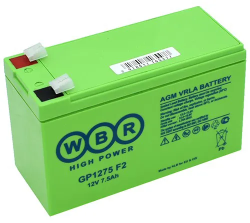 Батарея для UPS 7.5Ah WBR GP1275 F2