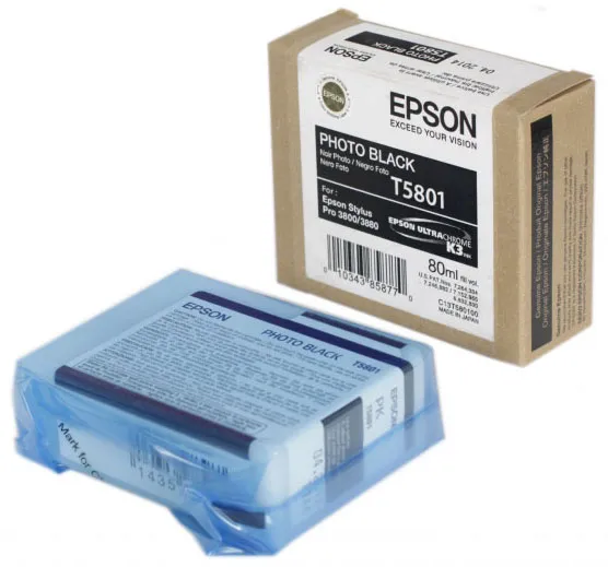 Картридж Epson C13T580100 STYLUS PRO 3800 черный