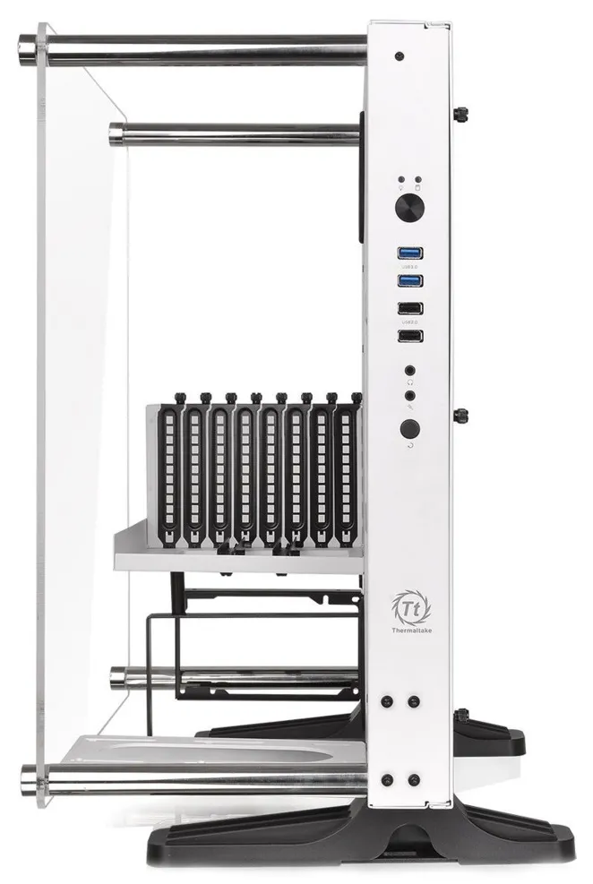 Корпус для ПК Thermaltake Core P3 TG SNOW EDITION CA-1G4-00M6WN-05