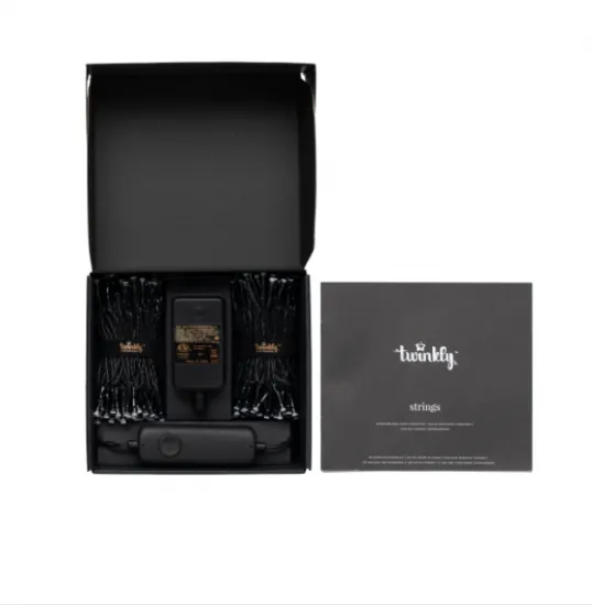 Гирлянда Twinkly Strings 250 Led RGBi, Gen II, IP44, 20m, Black wire,