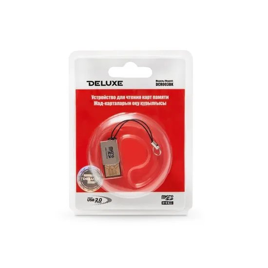 Картридер Deluxe DCR003BK Чёрный