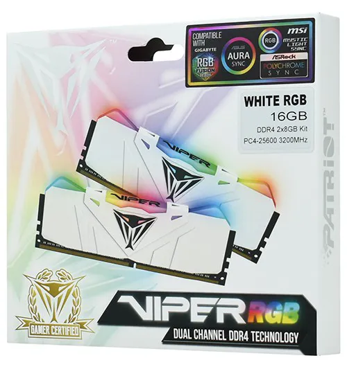 Оперативная память 16 GB kit Patriot Viper RGB PVR416G320C6KW
