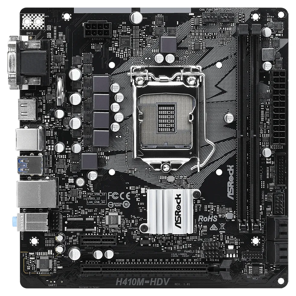 Материнская плата ASRock H410M-HDV