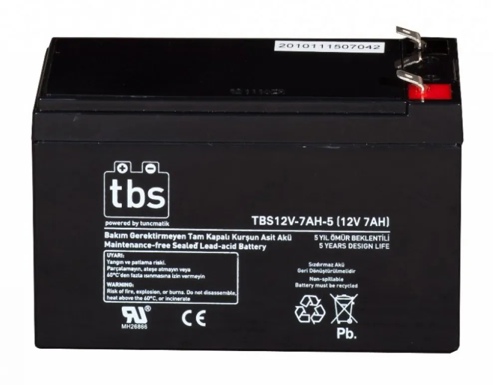 Батарея Tuncmatik TBS 12V-7AH-5