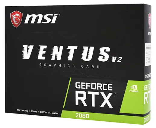 Видеокарта 8GB MSI RTX 2080 VENTUS V2