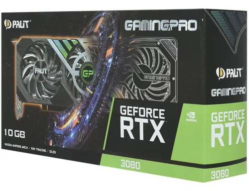 Видеокарта 10 GB Palit RTX 3080 Gaming Pro NED3080019IA-132AA