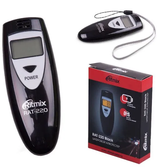 Алкотестер RITMIX RAT-220 Black