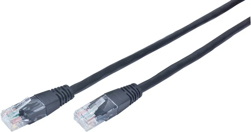Патч корд UTP 5e-Cat 5 m Cablexpert PP12-5M/BK черный