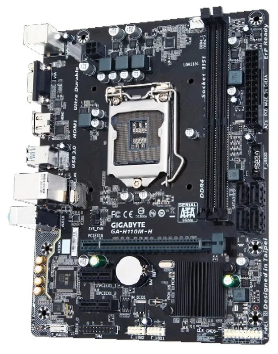 Материнская плата Gigabyte GA-H110M-H