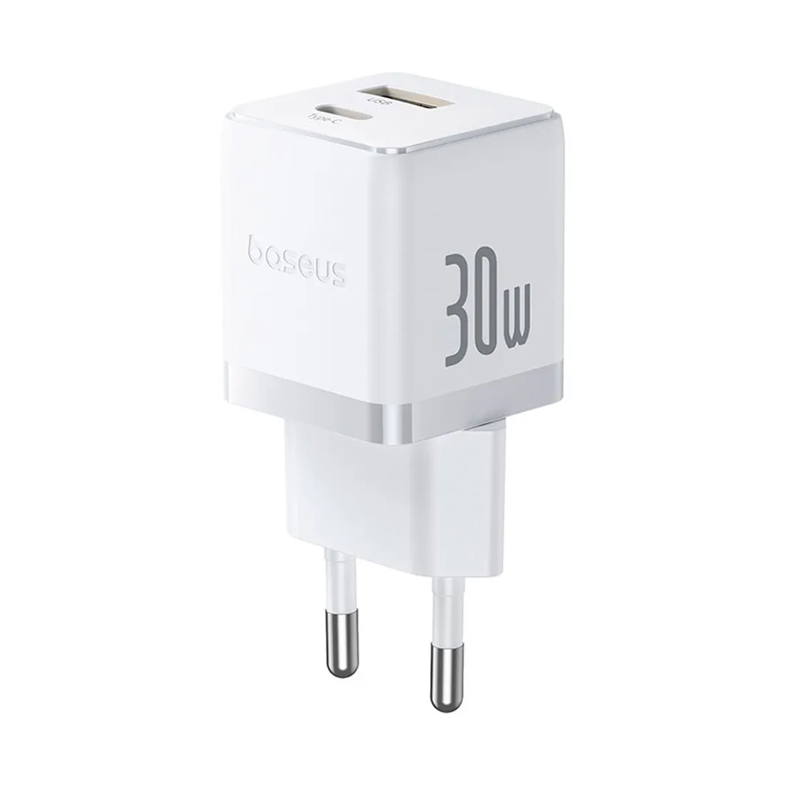 Адаптер питания Baseus Palm C+U 30W White (P1011160A213-01)
